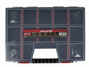 PROLINE Organizer DIY z rączką 15 przegródek, 65x290x390mm 35704