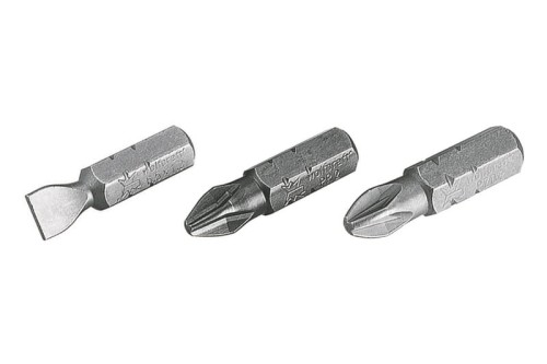 WOLFCRAFT Zestaw 6 końcówek: płaskie 55 i 65mm; Ph1 i Ph2; PZ1 i PZ2 2444000