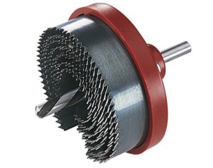 WOLFCRAFT Otwornica 7części śr. 25; 32; 38; 45; 50; 56; 62 mm talerz mocujący z tworzywa 2161000