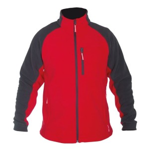LAHTI PRO Polar bluza czerwono-szara rozmiar M /LPBP1M/