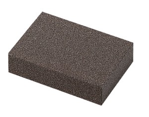 WOLFCRAFT Klocek szlifierski z pianki karbidowo-krzemowej SiC Gr. 80 120 / 97x67x25 mm 2899000