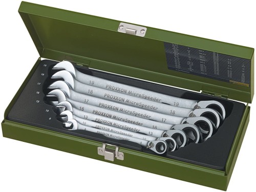 PROXXON Zestaw kluczy Combispeeder, 7 części: 8 - 19 mm 23124