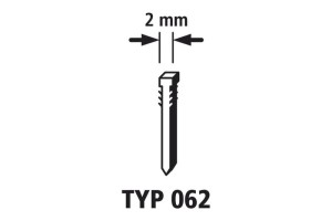 WOLFCRAFT Kpl. 1000szt. Gwozdzie twarda stal typ 62 19mm 7241000