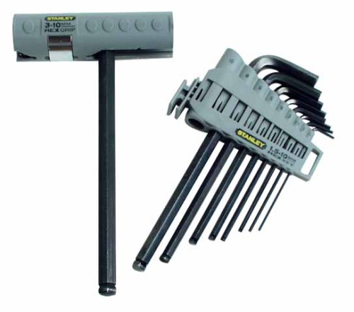 STANLEY Wielofunkcyjny zestaw kluczy sześciokątnych - 9szt. (1,5-10mm)  89-904