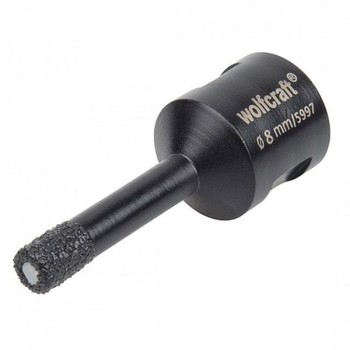 WOLFCRAFT Otwornica diamentowa śr. 8mm CERAMIC do szlifierki kątowej 5997000