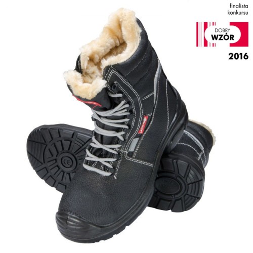 LAHTI PRO Buty robocze zimowe, wysokie, skóra S3 SRC, rozmiar 41 /L3030141/