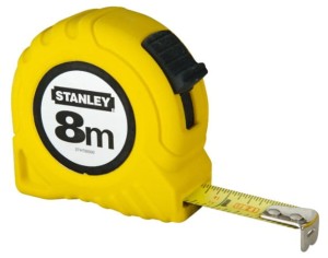 STANLEY Miara 8m/25mm obudowa plastikowa  30-457