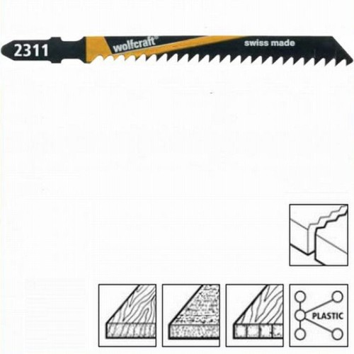WOLFCRAFT Komplet 5 szt. brzeszczotów do wyrzynarek 2361000