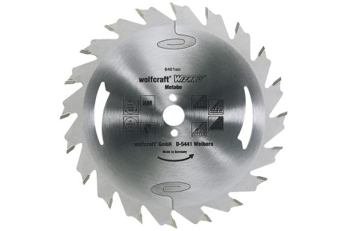WOLFCRAFT Piła tarczowa widia 20 zębów140x12,75 6458000