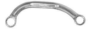 PROLINE Klucz oczkowo wygięty TYP C 16x17 mm, CRV 36436