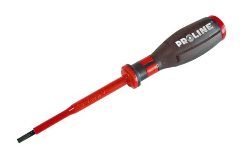 PROLINE Wkrętak izolowany płaski elektrotechniczny "SOFT TOUCH" 0.8x4.0x100mm 10513