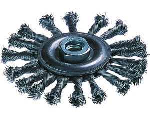 WOLFCRAFT Szczotka druciana tarczowa do szlifierki kątowej M14 śr. 115mm 2149000