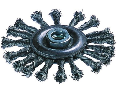 WOLFCRAFT Szczotka druciana tarczowa do szlifierki kątowej M14 śr. 115mm 2149000