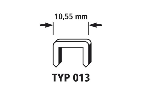 WOLFCRAFT Kpl. 2000   Zszywki  typ13 6mm 7056000
