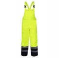 LAHTI PRO Spodnie ogrodniczki odblaskowe zimowe ocieplane rozmiar 2XL /L4110305/