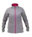 LAHTI PRO Bluza polarowa szaro-różowa damska rozmiar L /L4010603/