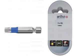WIHA Zestaw 5 szt. bitów T-BIT 50 mm TX 25