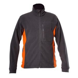 LAHTI PRO Bluza polar grafitowo-pomarańczowa rozmiar XXXL /L4010206/