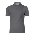 LAHTI PRO Koszulka polo szara bawełniana rozmiar M /L4030602/
