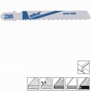 WOLFCRAFT Komplet 2 szt. brzeszczotów do wyrzynarek (drewno z gwoździami)  2385000