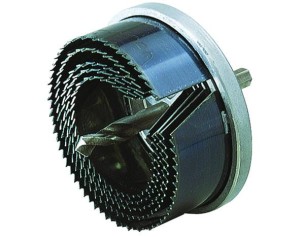 WOLFCRAFT Otwornica 5 części śr. 60; 68; 74; 80; 95 mm talerz mocujacy z metalu 2155000