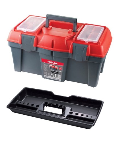 PROLINE Skrzynka narzarzedziowa z klamrą plastikową18",458x257x227mm 35738