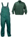 LAHTI PRO Quest Ubranie robocze zielone, bluza i ogrodniczki, rozmiar S /LPQA64S/