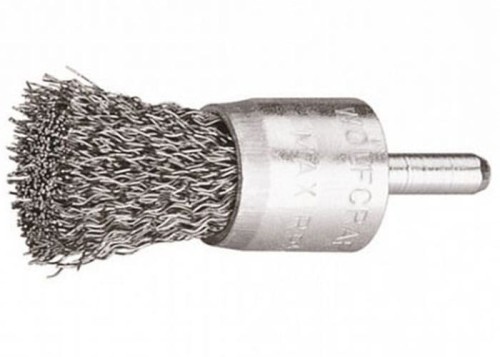 WOLFCRAFT Szczotka druciana - pędzel śr. 25mm trzpień 6 mm 2126000