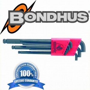 BONDHUS Komplet imbusów z krótkim ramieniem, 16599