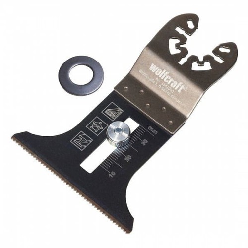 WOLFCRAFT Brzeszczot BiM 65 mm - multiszlierki, uniwersalny z ogranicznikiem 3842000