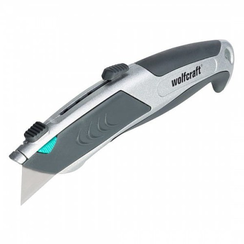 WOLFCRAFT Nóż Profi z ostrzem trapezowym, z funkcją automatycznej wymiany ostrza 4320000