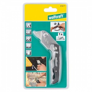 WOLFCRAFT Nóż składany z ostrzem trapezowym 4104000