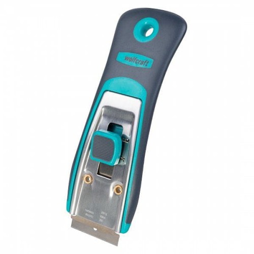 WOLFCRAFT Skrobak Profi, metalowy z elementami z tworzywa 2-komponentowego, standardowe ostrze metalowe 38mm 1 szt. 4100000