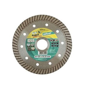 WOLFCRAFT Tarcza diamentowa PROJECT CERAMIC TURBO, śr. 125 x 22,2 mm 8329000