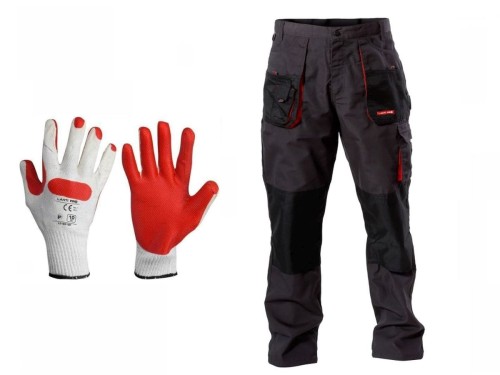 LAHTI PRO Spodnie robocze do pasa, rozmiar 3XL /LPSR0160/  + RĘKAWICE