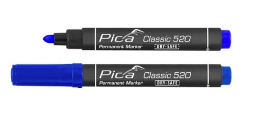 PICA Marker permanentny okrągły niebieski /520/41/