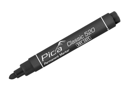 PICA Marker permanentny okrągły czarny /520/46/