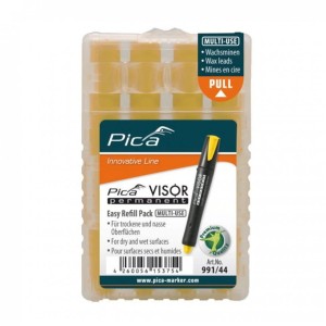 PICA wkłady 4szt woskowe żółty do Marker Pica-Visor /991/44/