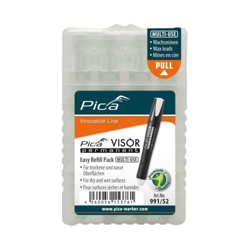 PICA wkłady 4szt woskowe białe do Marker Pica-Visor /991/52/