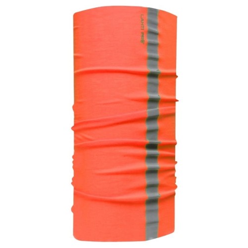 LAHTI PRO Chusta wielofunkcyjna pomarańczowa z pasem odblaskowym /L1030200/
