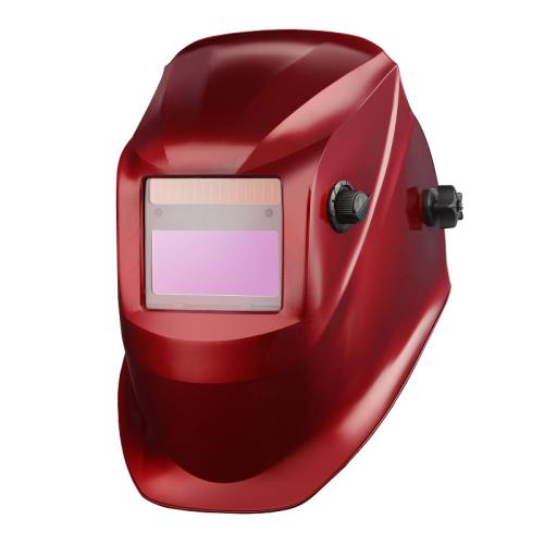 LAHTI PRO Przyłbica spawalnicza samościemniająca, jednozakresowa, czerwona /L1540600/