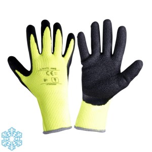 LAHTI PRO Rękawice ocieplane żółte 12 par rozmiar 8 /L250508W/