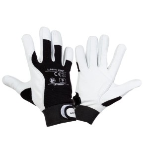 LAHTI PRO Rękawice ze skóry koziej czarne rozmiar 8 /L270808K/