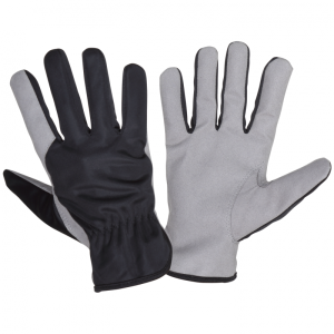 LAHTI PRO Rękawice ze skóry syntetycznej szare rozmiar 11 /L271511K/