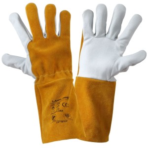 LAHTI PRO Rękawice spawalnicze ze skóry koziej rozmiar 10 /L271910K/