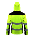 LAHTI PRO Kurtka robocza Softshell ostrzegawczy  z odpinanymi rękawami roz. S /L4091901/