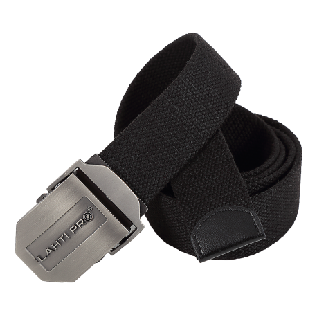 LAHTI PRO Pasek do spodni z klamrą czarny /L9020100/