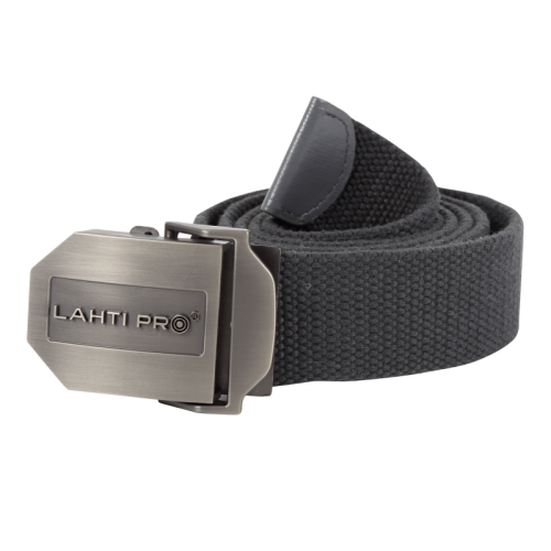 LAHTI PRO Pasek do spodni z klamrą szary /L9020200/