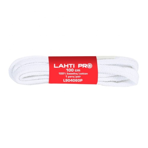 LAHTI PRO Sznurowadła do butów roboczych płaskie 100% bawełna 10par 100cm /L9040600/