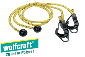 WOLFCRAFT Komplet 5 szt. gum do mocowania plandek 3294000